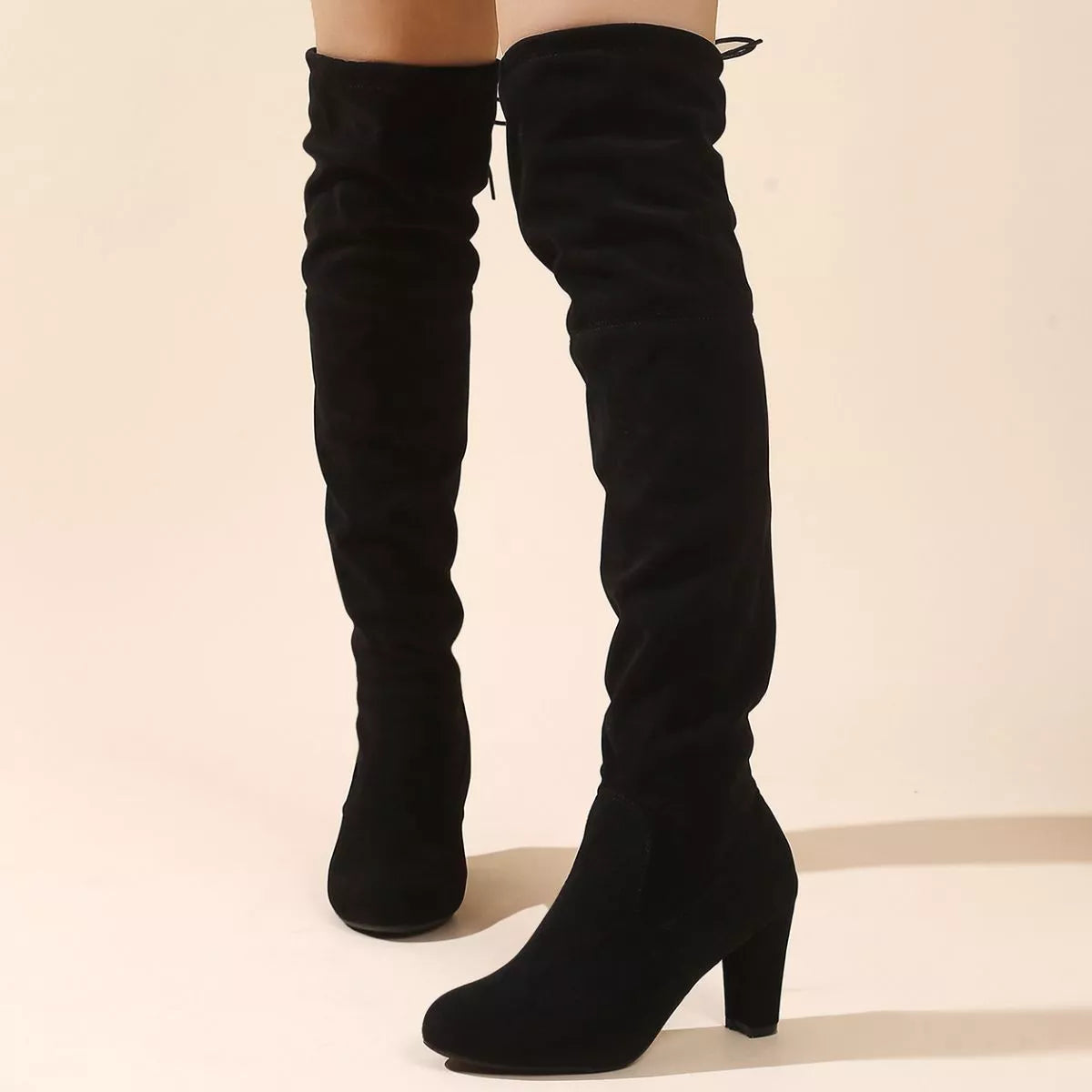 The Over-the-Knee Suede Boot – image 6