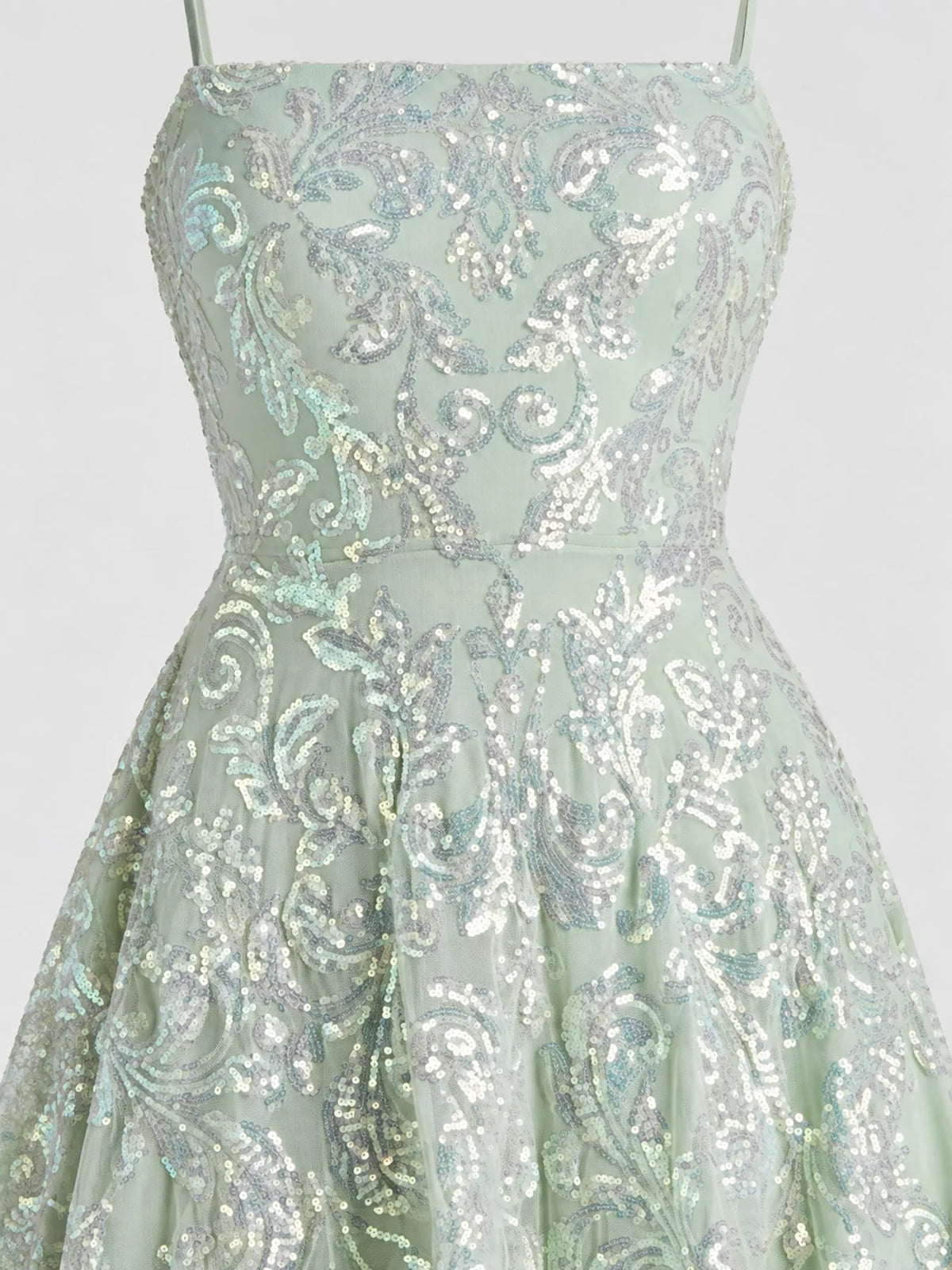 The Prism Square-Neck Sequin Mini – image 5