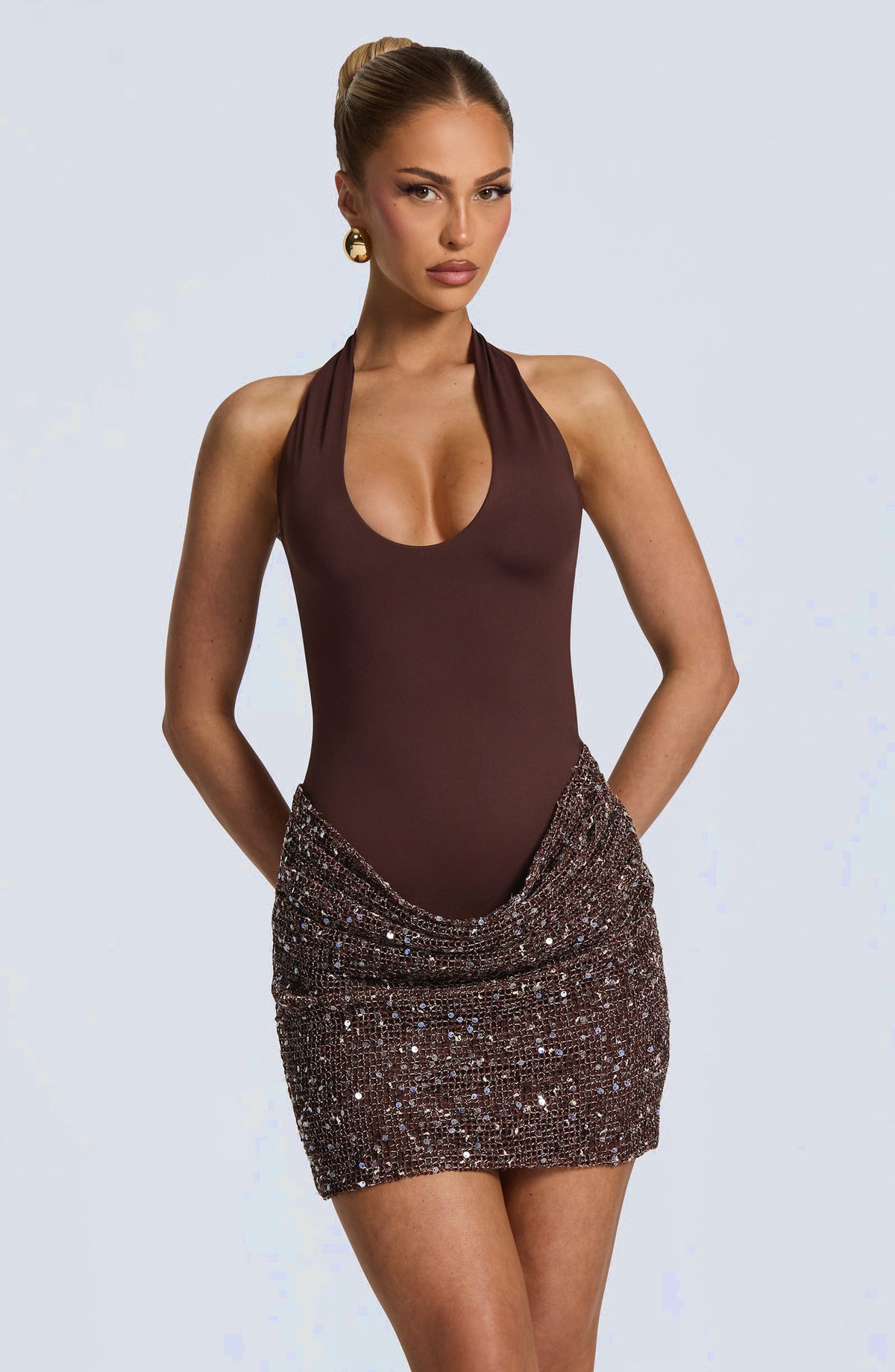 The Cocoa Cross-Strap Sequin Mini – image 4