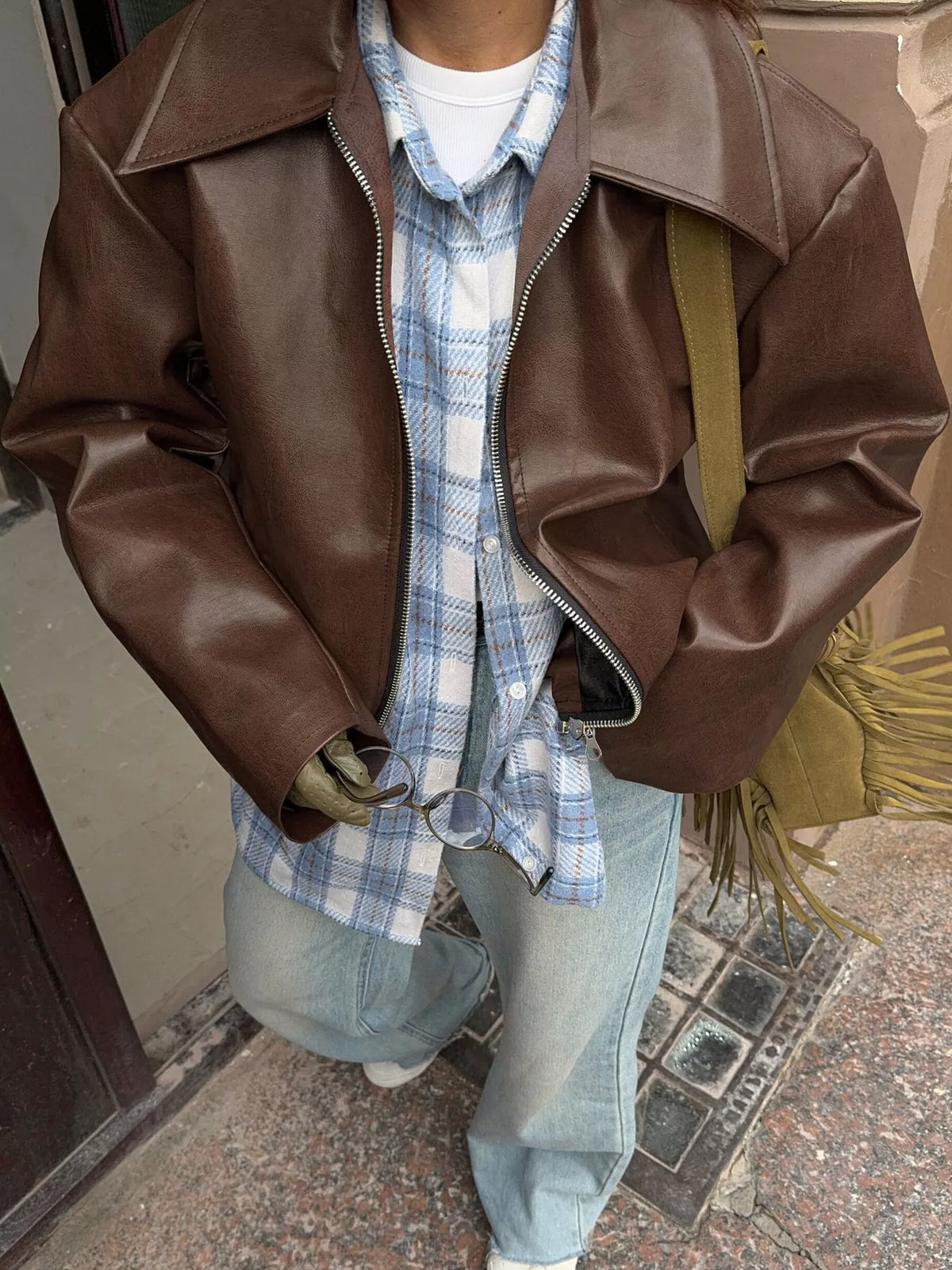 The Soho Faux Leather Jacket – image 9