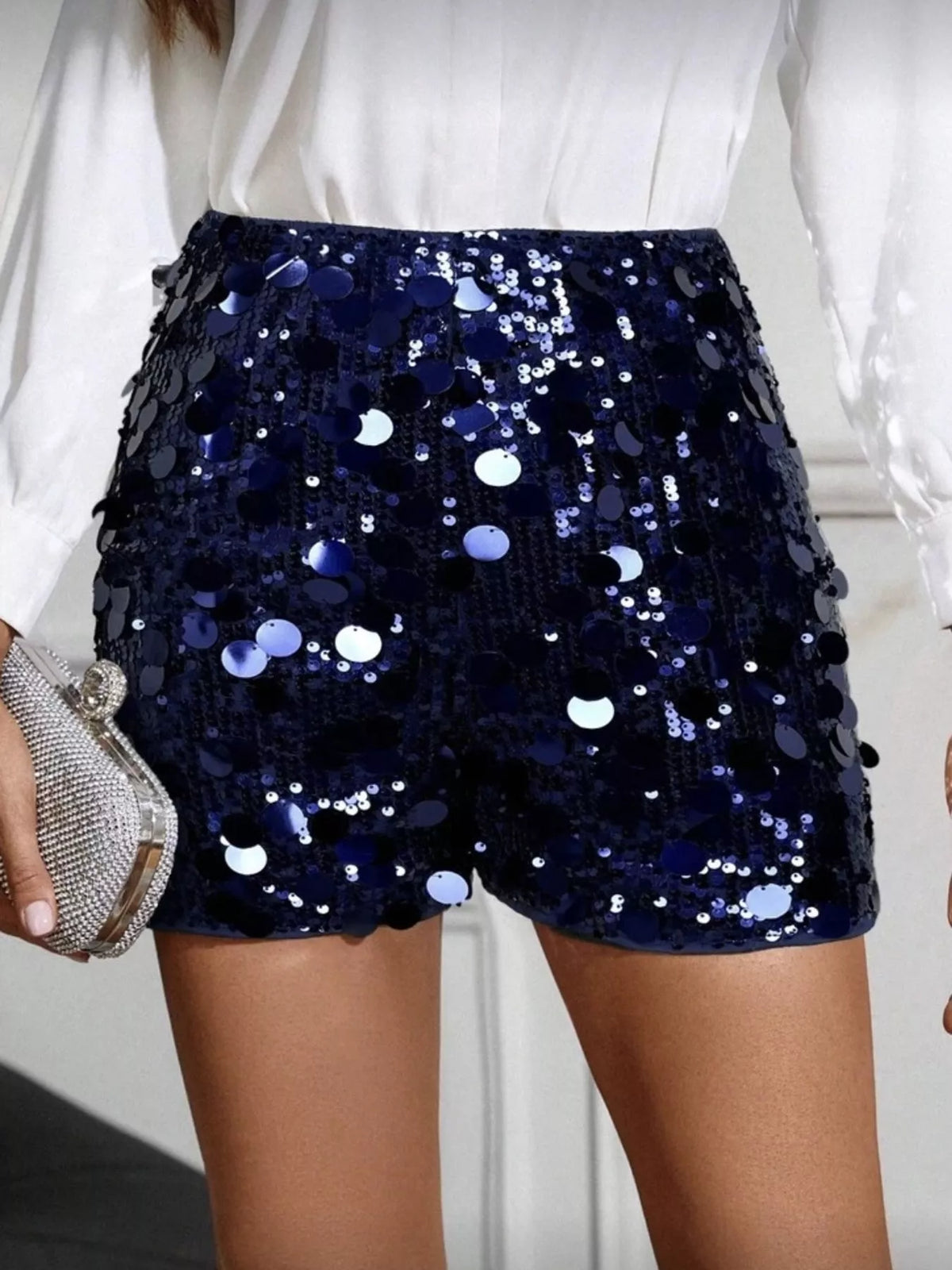 The High-Waist Sequin Shorts – image 13