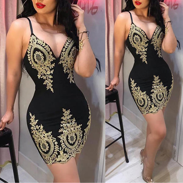 The Baroque Gold Applique Mini