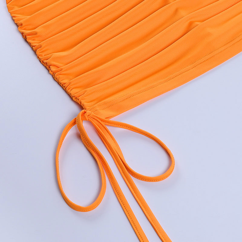 The Tangerine Ruched Tube Mini – image 10