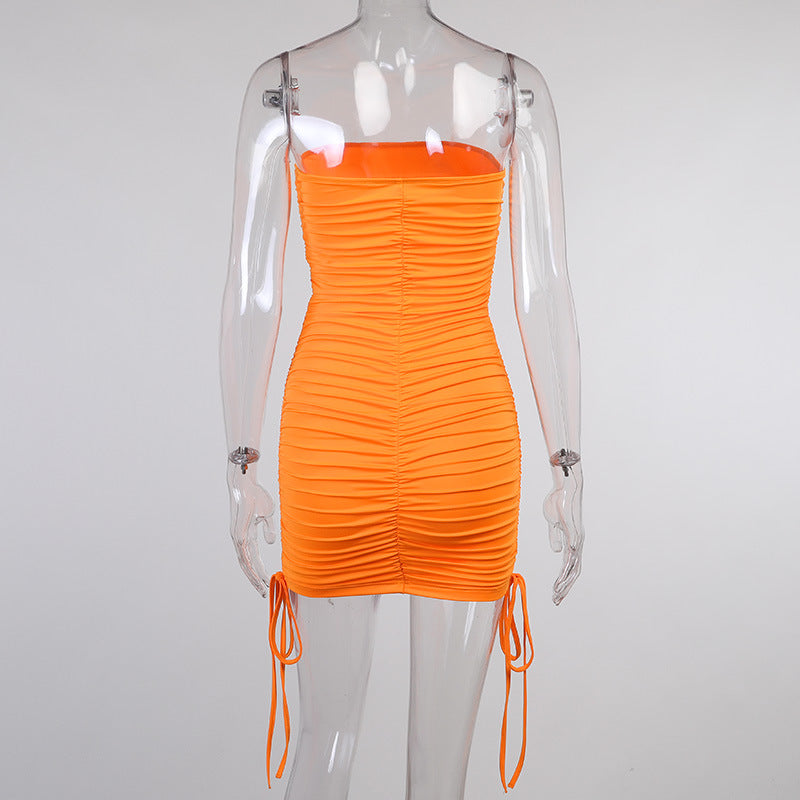 The Tangerine Ruched Tube Mini – image 6