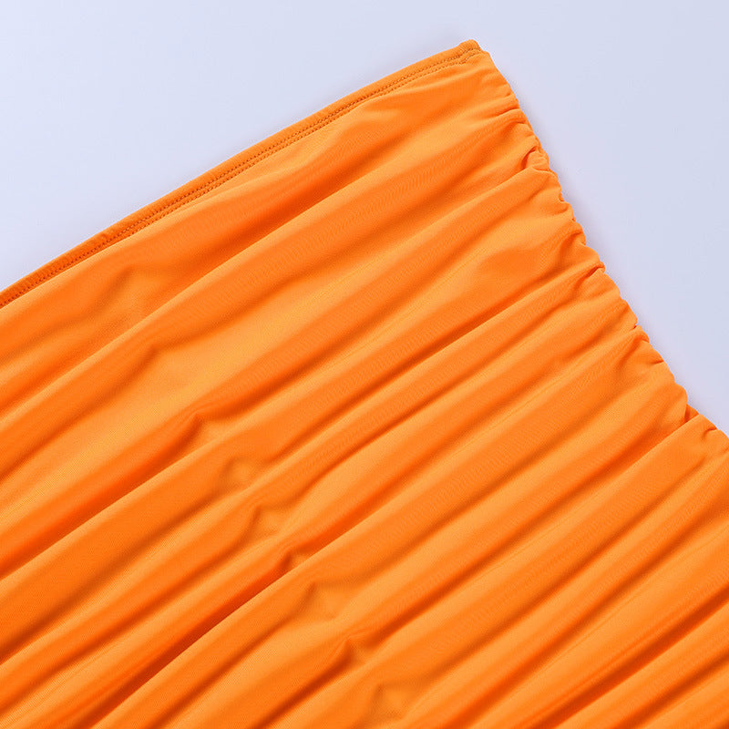 The Tangerine Ruched Tube Mini – image 4