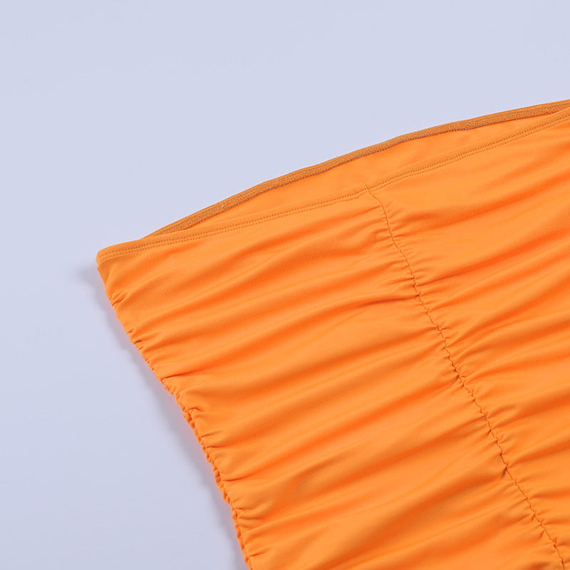 The Tangerine Ruched Tube Mini – image 5