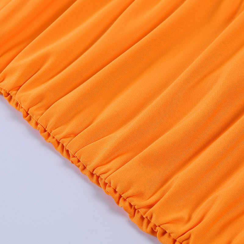 The Tangerine Ruched Tube Mini – image 2