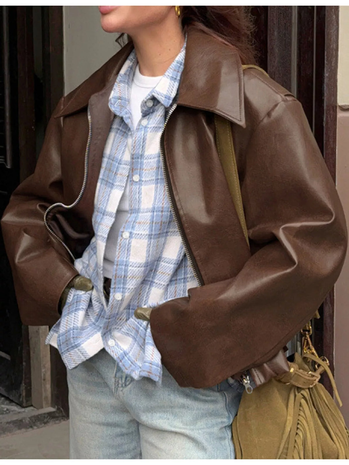 The Soho Faux Leather Jacket – image 6