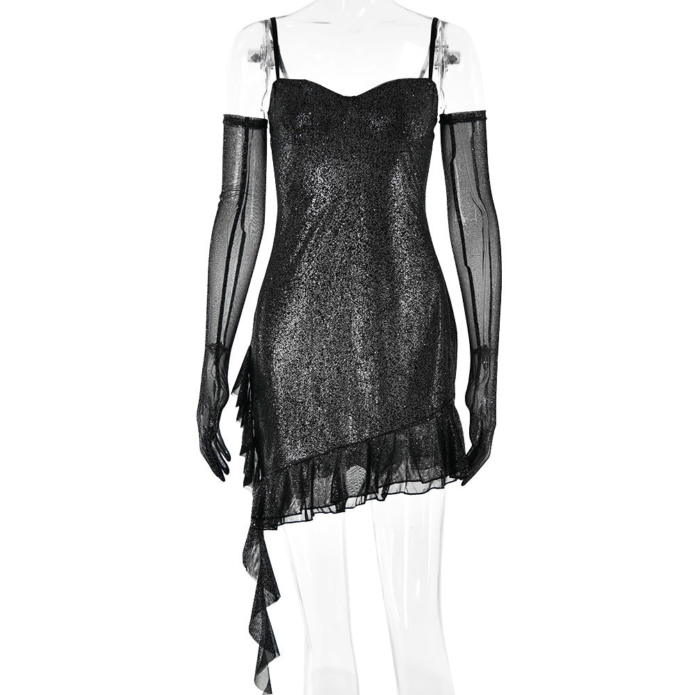 The Starlight Glitter Mesh Corset Mini – image 3