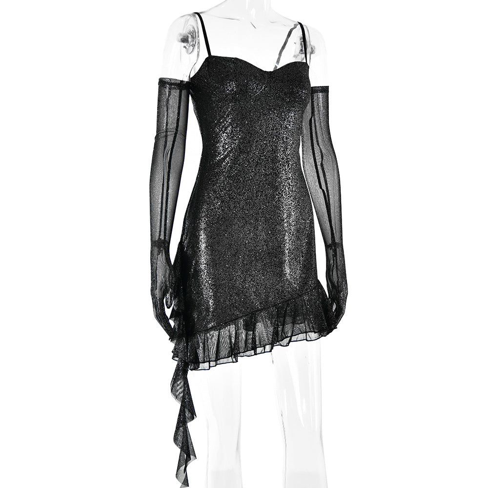 The Starlight Glitter Mesh Corset Mini – image 8
