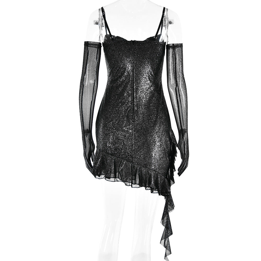 The Starlight Glitter Mesh Corset Mini – image 4
