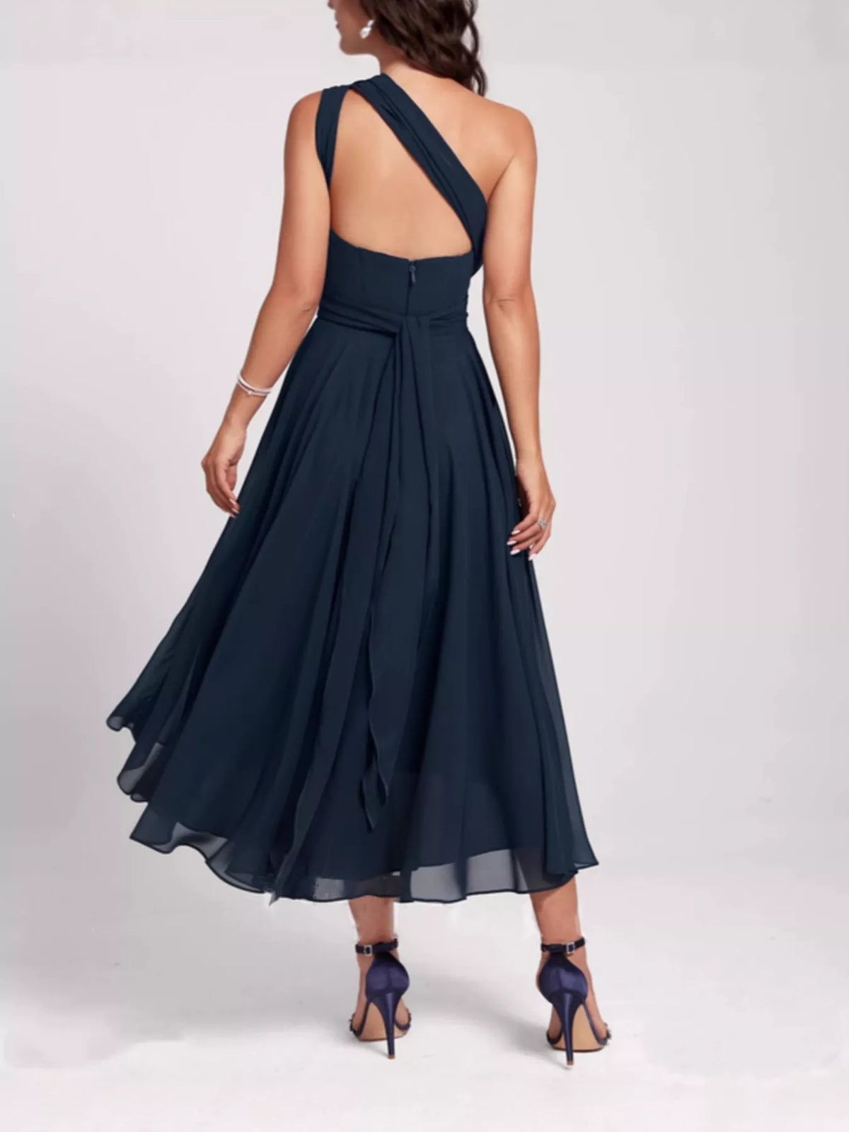 The One-Shoulder Chiffon Midi – image 3