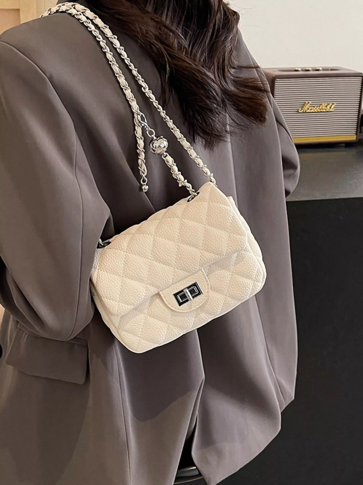 The Quilted Chain Mini Bag – image 3