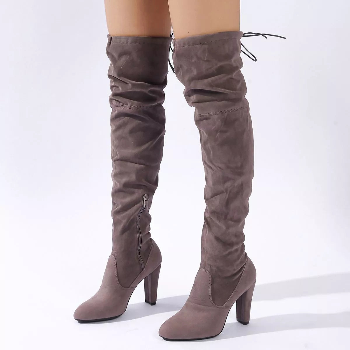 The Over-the-Knee Suede Boot – image 3