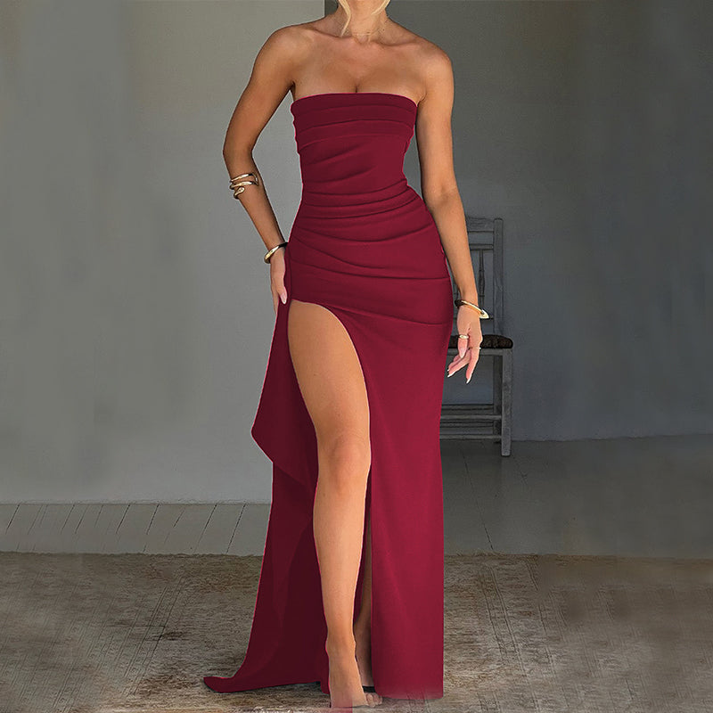 The Noir Strapless Split Maxi – image 6