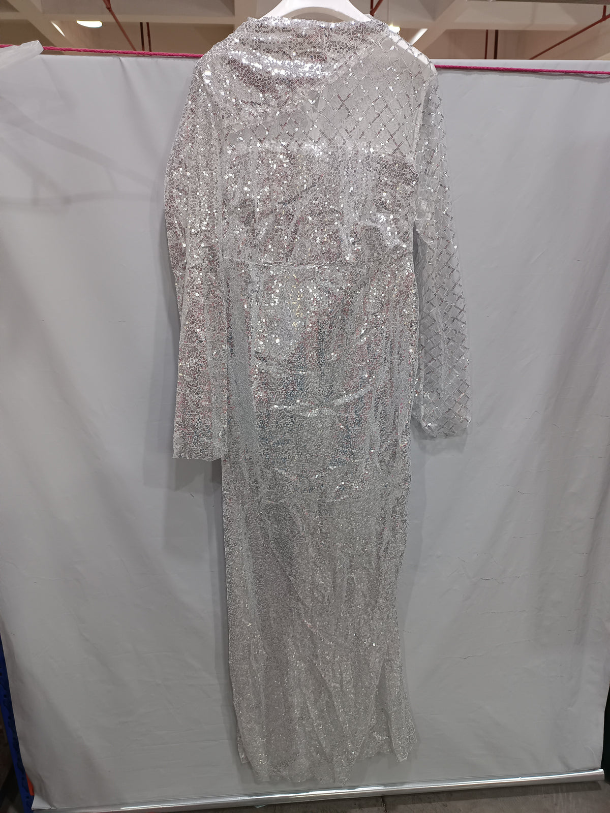 The Stardust Mesh Column Gown – image 3