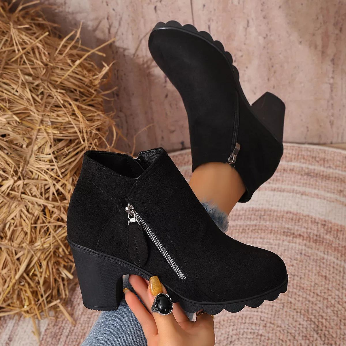 The Block Heel Ankle Boot – image 3