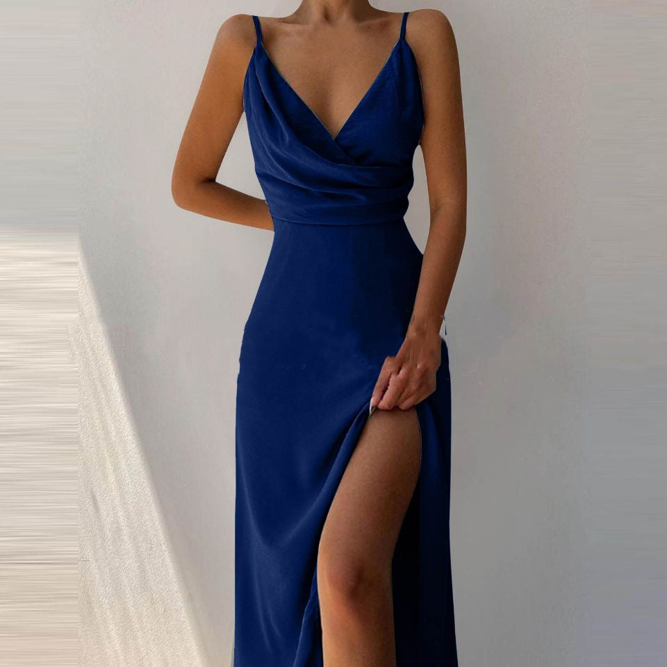 The Sage Satin Slit Slip – image 3