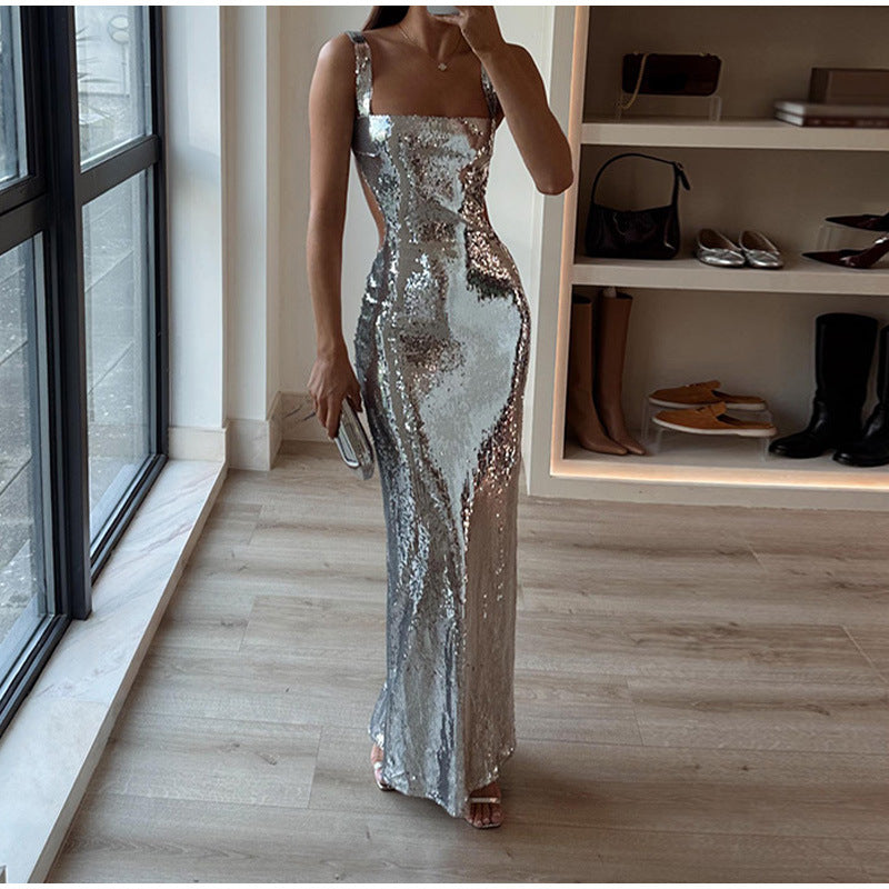The Mercury Sequin Column Maxi – image 8