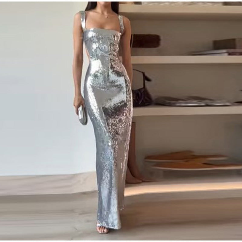 The Mercury Sequin Column Maxi – image 11