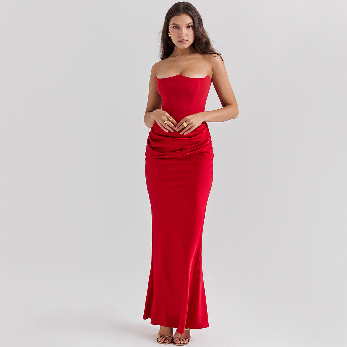 The Scarlet Bandeau Column Maxi – image 6