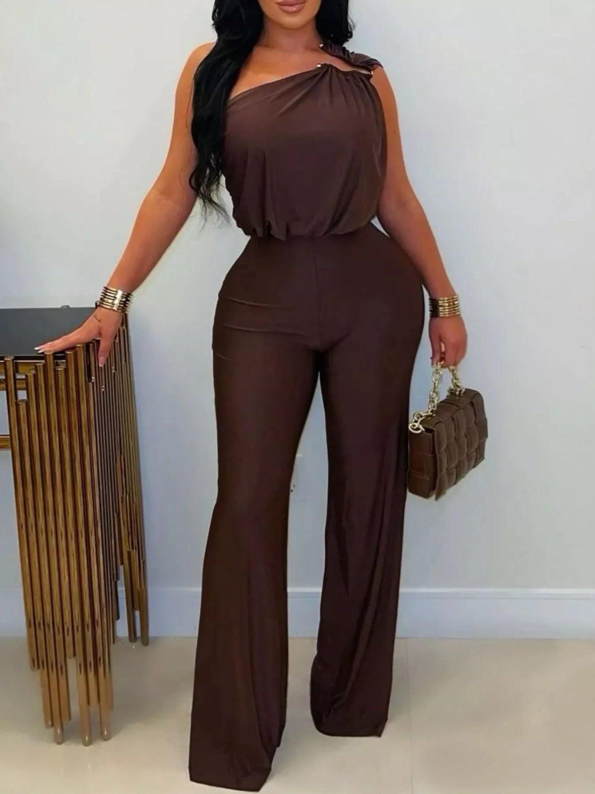 The One-Shoulder Wide-Leg Jumpsuit – image 1