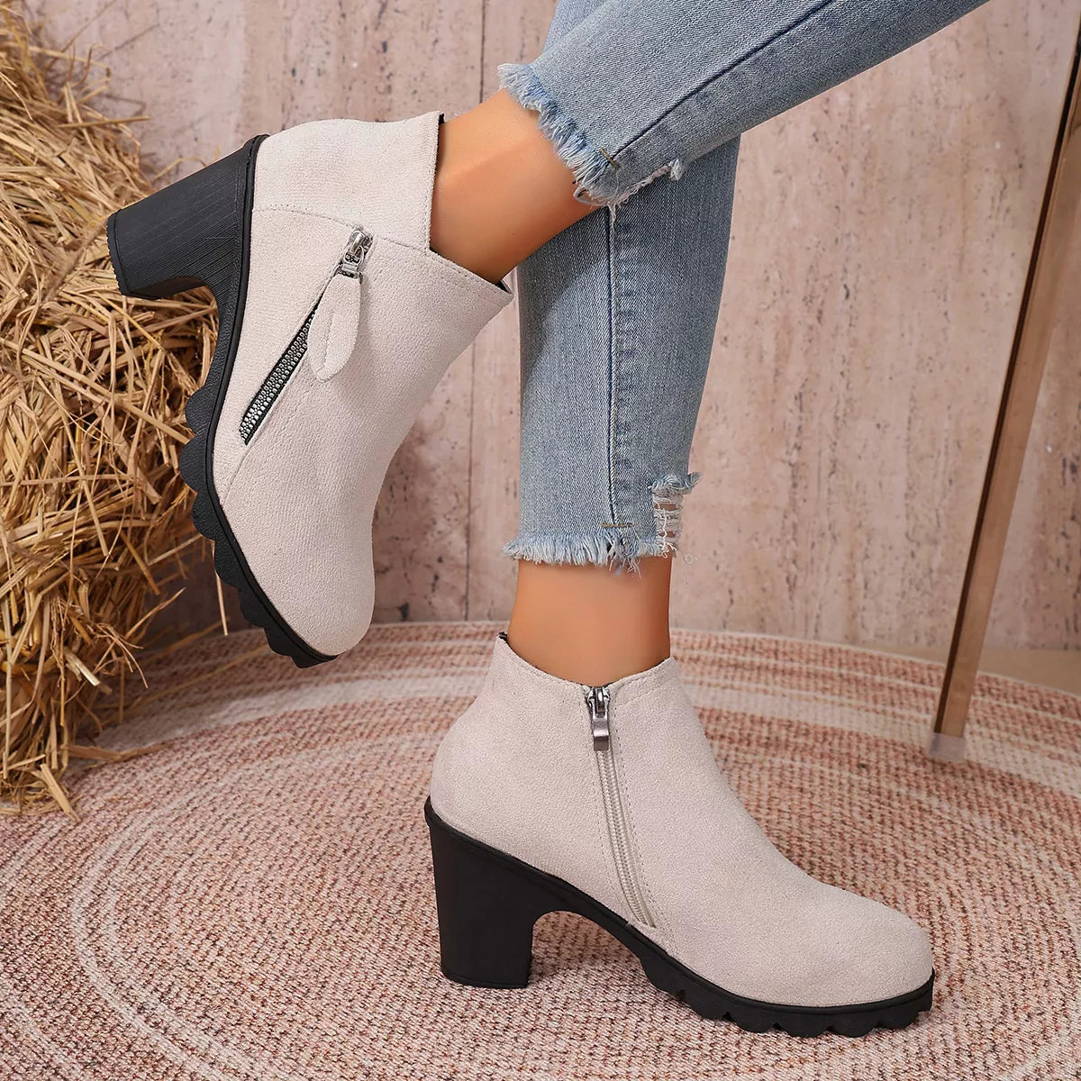 The Block Heel Ankle Boot – image 6