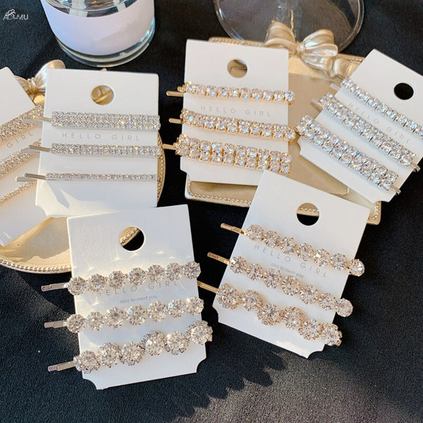 The Rhinestone Bar Hair Clips