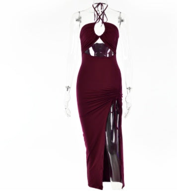 The Saint-Tropez Ruched Halter Maxi – image 11