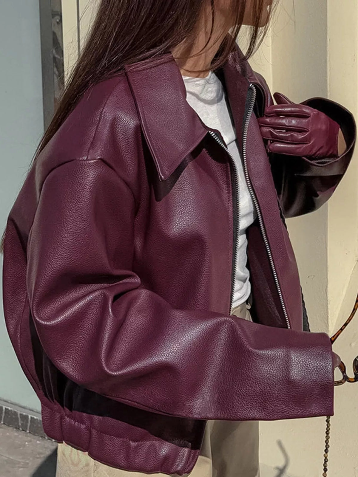 The Soho Faux Leather Jacket – image 4