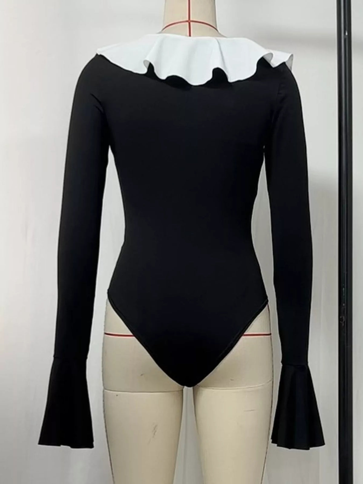 The Ruffle Plunge Bodysuit – image 10