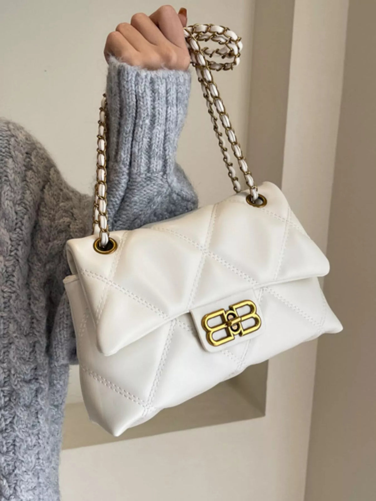 The Quilted Flap Bag – image 9
