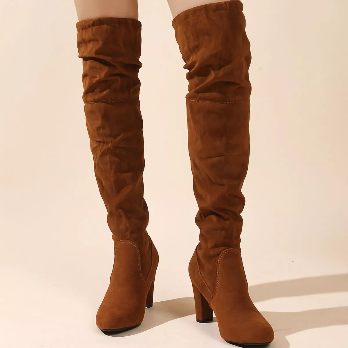 The Over-the-Knee Suede Boot – image 16