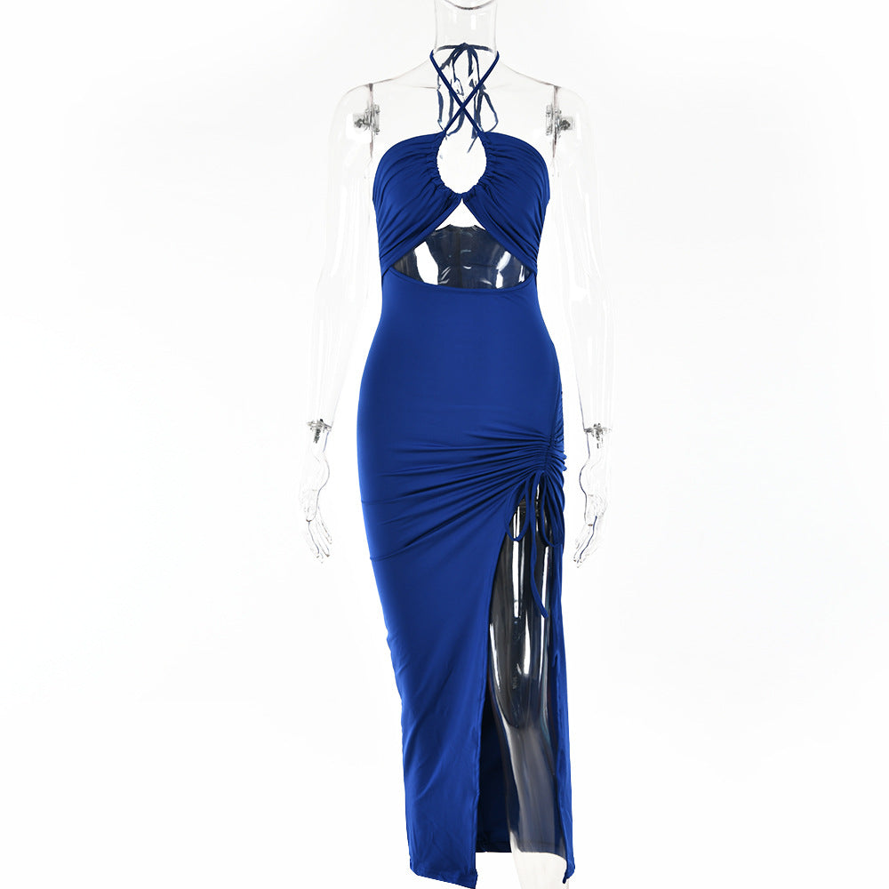 The Saint-Tropez Ruched Halter Maxi – image 5