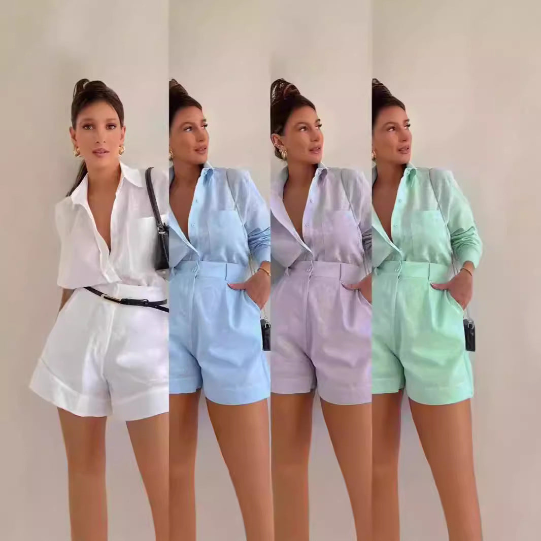 The Capri Linen-Look Blazer & Short Set – image 5
