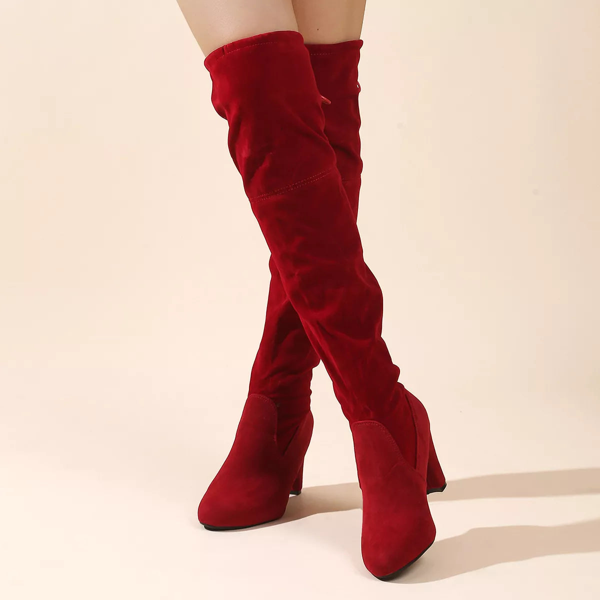 The Over-the-Knee Suede Boot – image 10