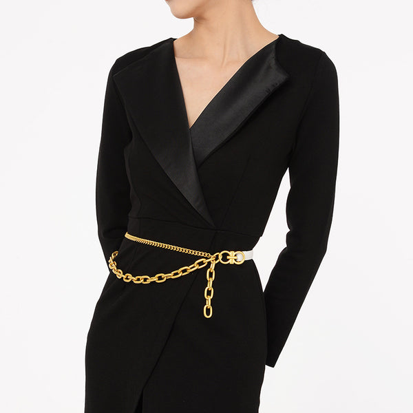 The Chain-Drape Waist Belt