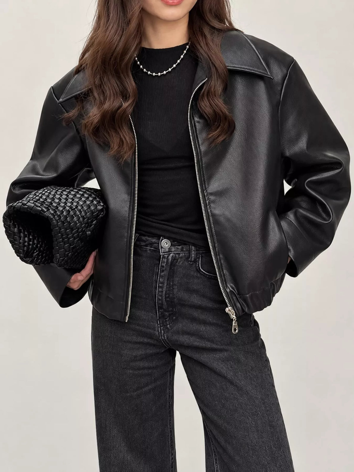 The Soho Faux Leather Jacket – image 10
