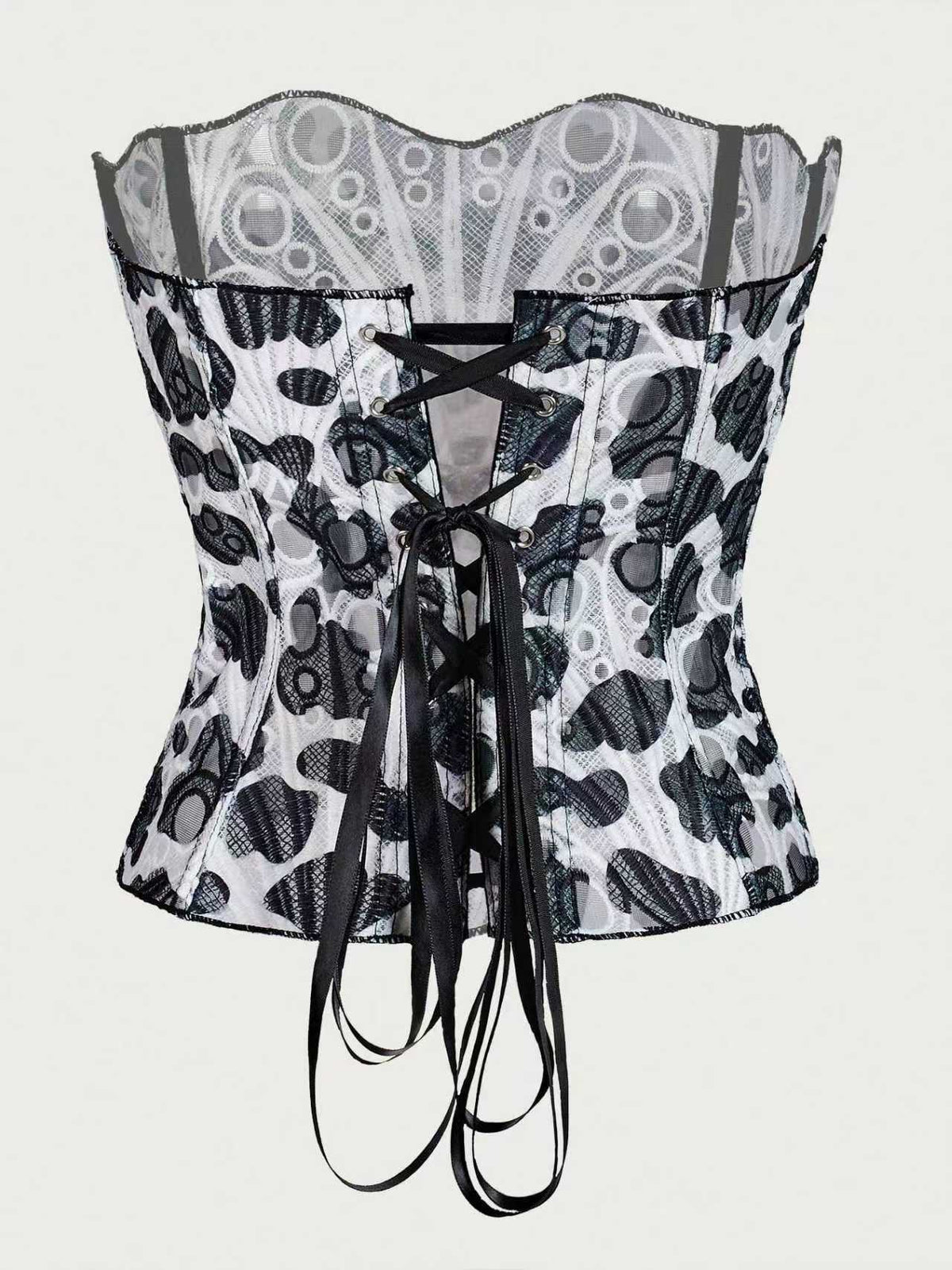 The Lace Cut-Out Corset Top – image 11