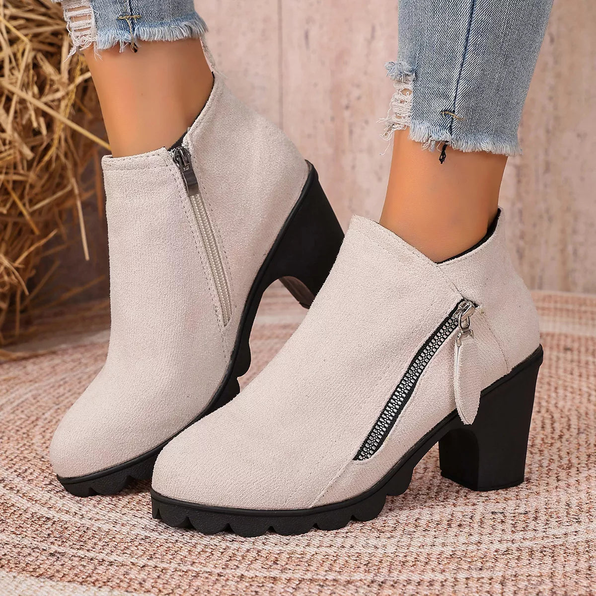 The Block Heel Ankle Boot – image 5