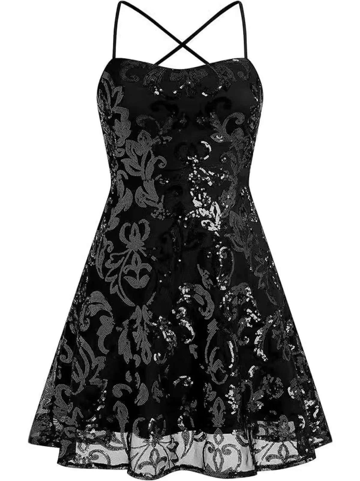 The Prism Square-Neck Sequin Mini – image 9