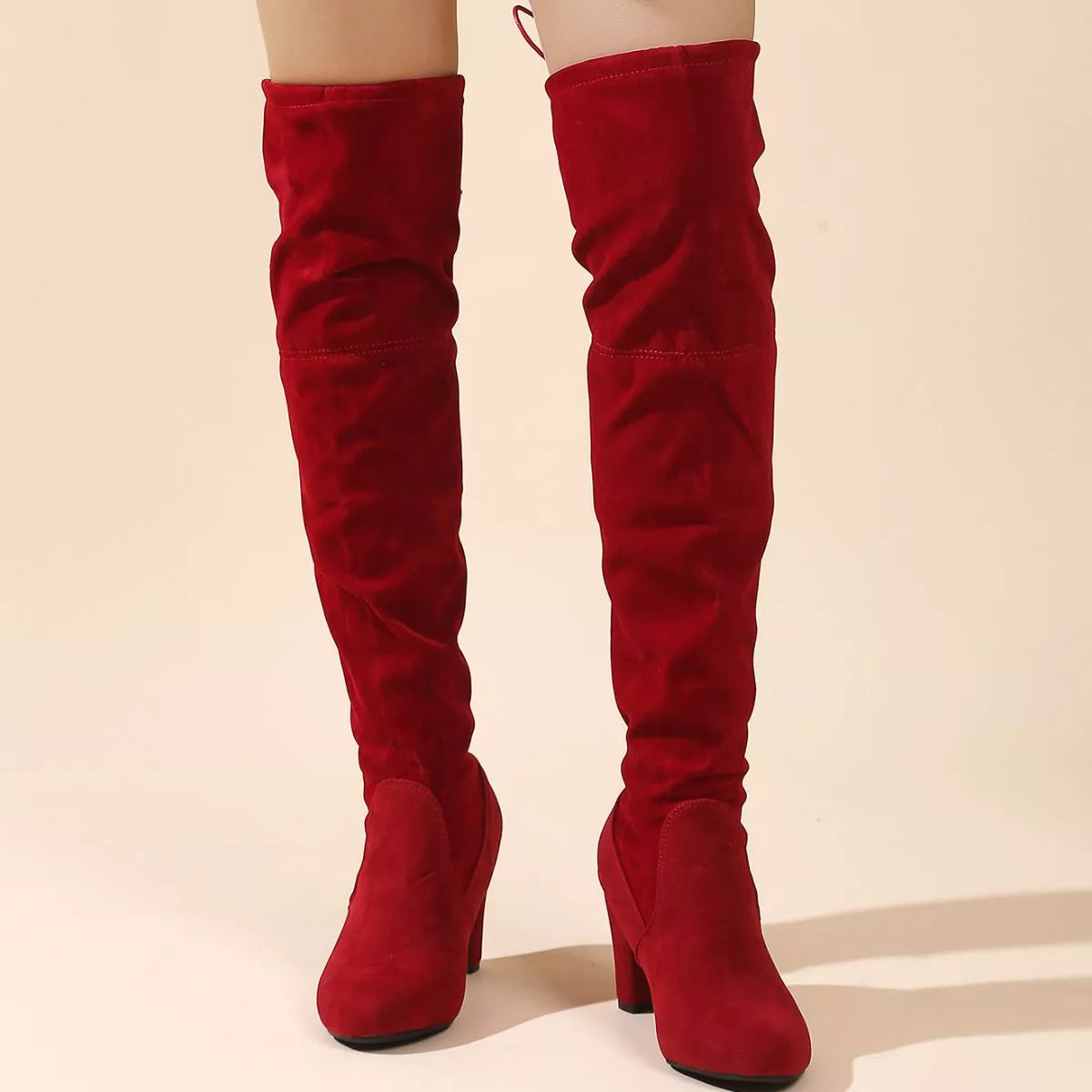 The Over-the-Knee Suede Boot – image 12