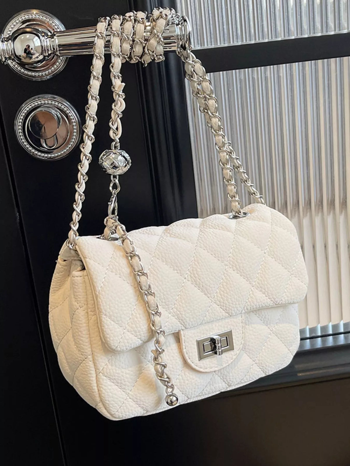 The Quilted Chain Mini Bag – image 5