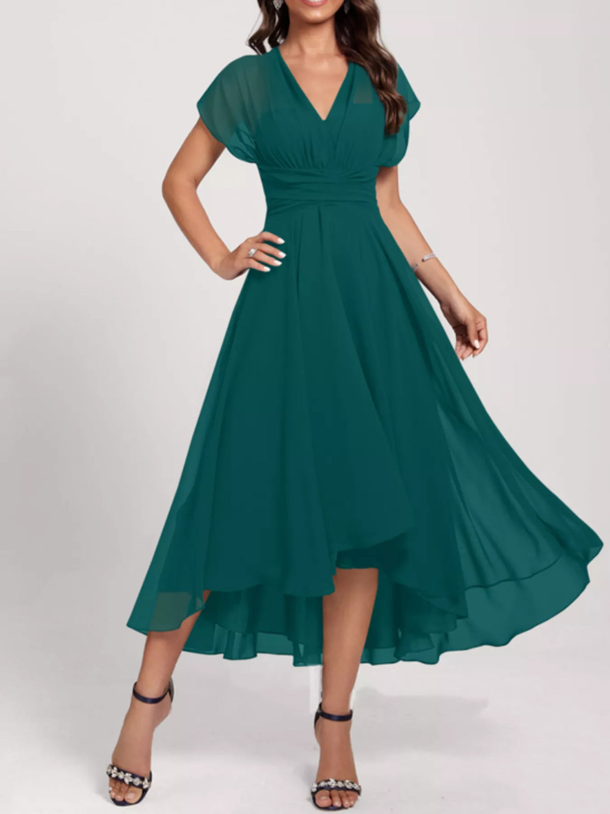 The One-Shoulder Chiffon Midi – image 9