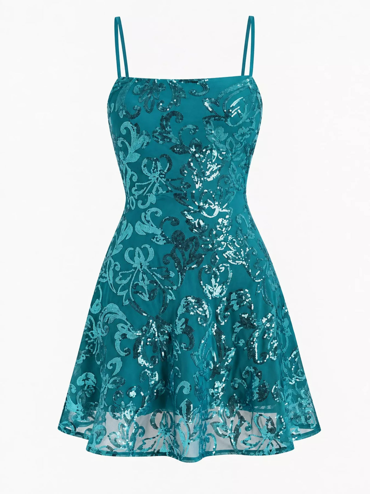 The Prism Square-Neck Sequin Mini – image 29