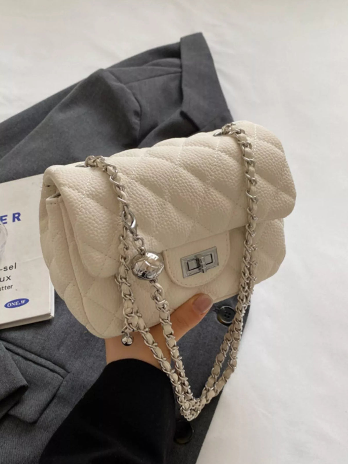The Quilted Chain Mini Bag – image 4