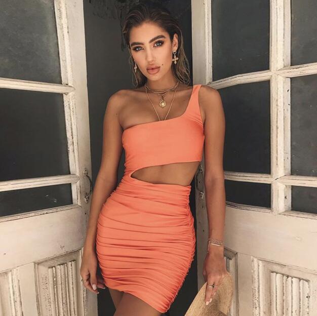 The Ibiza Cut-Out One-Shoulder Mini – image 5