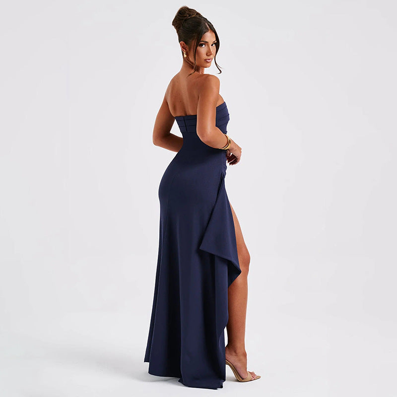 The Noir Strapless Split Maxi – image 7