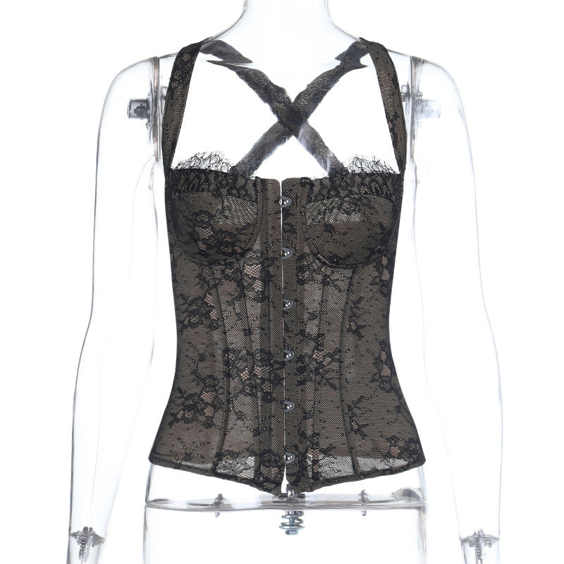 The Noir Lace Bustier Corset – image 3