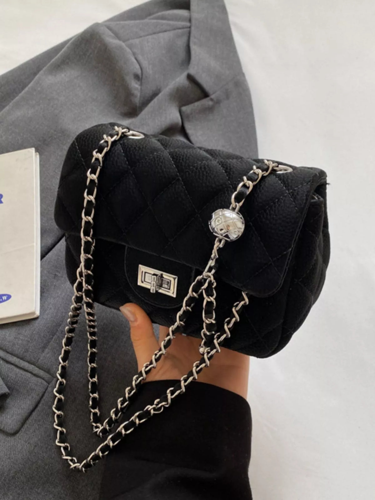 The Quilted Chain Mini Bag – image 2